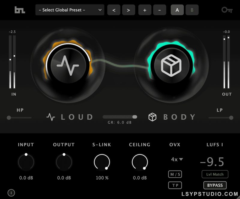 母带效果器BeatSkillz LoudyBody v1.0.7 [WiN]-乐声音频-资源网