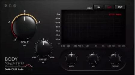 创新型频谱处理插件 CARP Audio Body Shifter v1.1.1 WIN-乐声音频-资源网