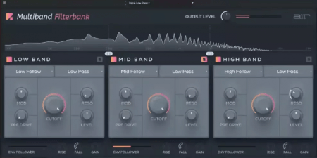 多频段滤波器组AIR Music Technology AIR Multiband Filterbank v1.0.0.37 [MacOSX]-乐声音频-资源网