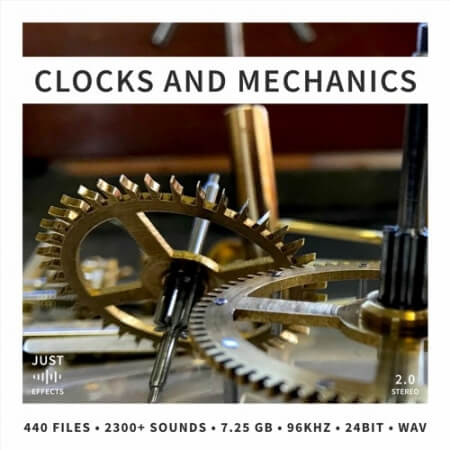 机械声音设计的工具箱Just Sound Effects Clocks and Mechanics WAV-乐声音频-资源网
