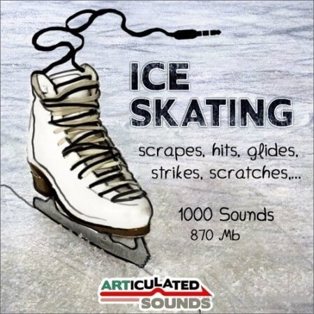 1000个冰上滑冰相关音频文件的综合音库Articulated Sounds Ice Skating [WAV]-乐声音频-资源网