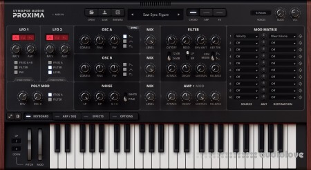经典模拟合成器Synapse Audio Proxima v1.0.1 [WiN]-乐声音频-资源网