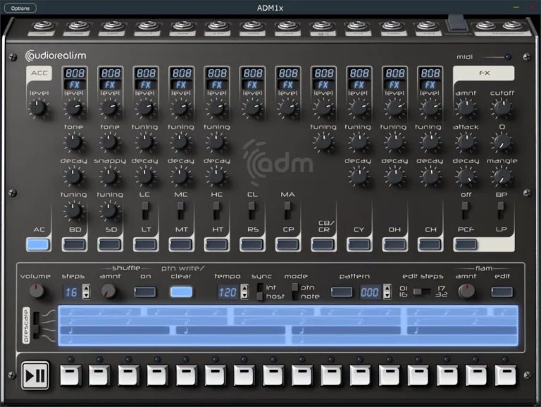 虚拟模拟和采样播放器集成于一体AudioRealism ADM1x v1.6.1.9 [WiN, MacOSX]-乐声音频-资源网