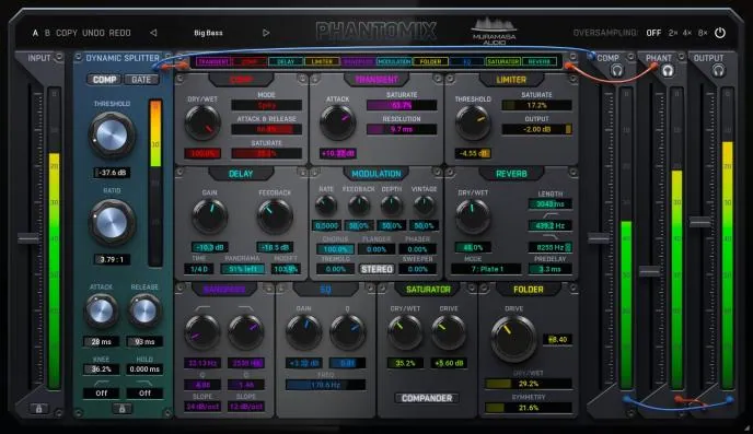 旋转式动态分流器United Plugins – Muramasa Phantomix v1.1 for WiN-乐声音频-资源网