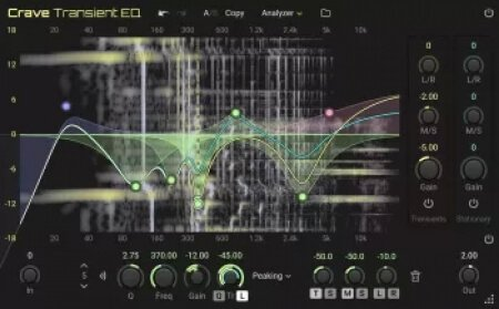 均衡器插件Crave DSP – Crave Transient EQ v1.0.6 for WiN-乐声音频-资源网