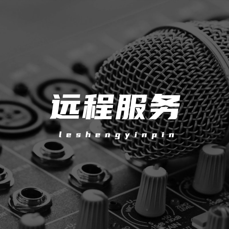 远程安装服务-乐声音频-资源网