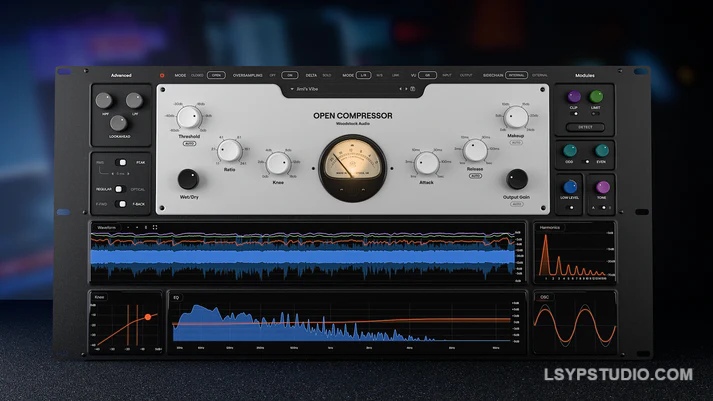 压缩器Woodstock Audio Open Compressor v1.0.7 U2B [MacOSX]-乐声音频-资源网