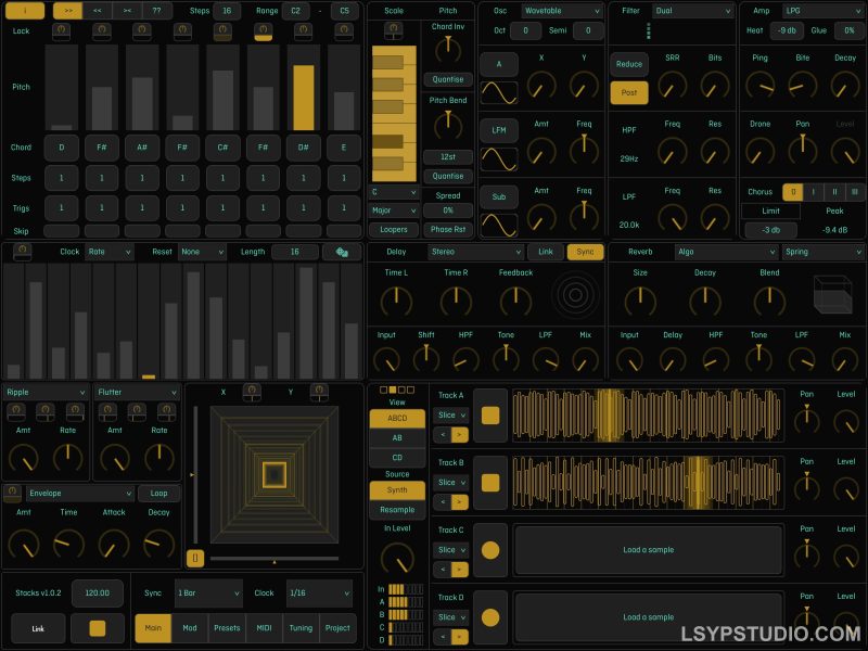 STACKS 拥有独立的制作和演奏环境Cong Burn Stacks v1.3.2 [WiN, MacOSX]-乐声音频-资源网