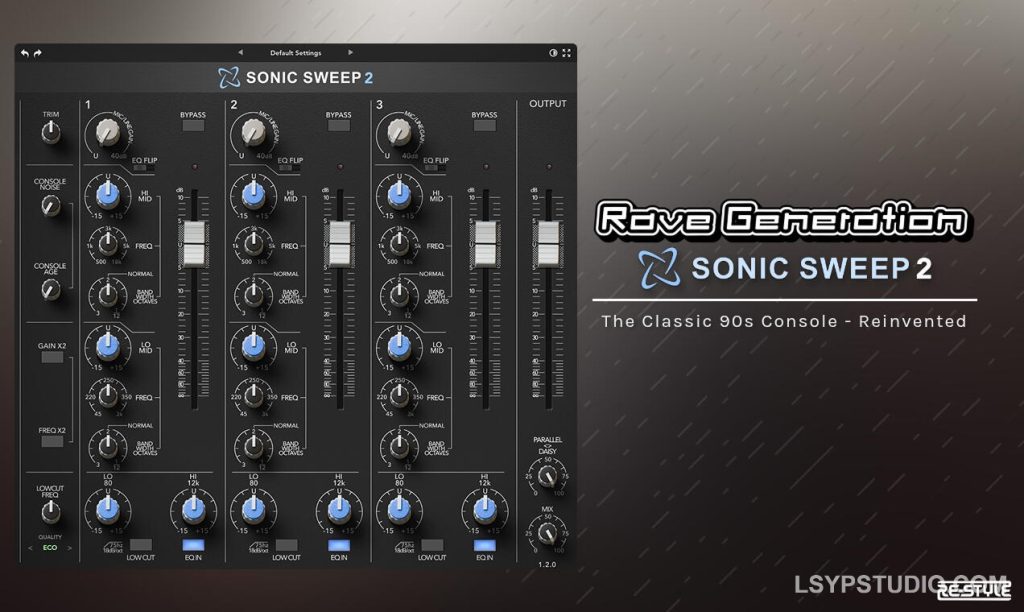 总线处理器Rave Generation Sonic Sweep 2 v1.1.7 [WiN, MacOSX]-乐声音频-资源网