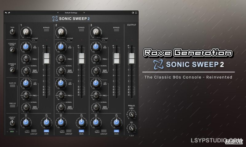 总线处理器Rave Generation Sonic Sweep 2 v1.1.7 [WiN, MacOSX]-乐声音频-资源网