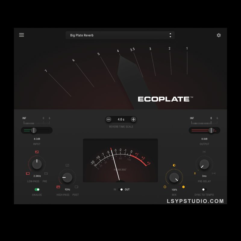 板式混响插件HEAR360 Ecoplate v1.0.2 [MacOSX]-乐声音频-资源网
