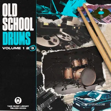 鼓组和旋律单音采样Sauce Lab Audio Old School Drums Vol 3 [WAV]-乐声音频-资源网