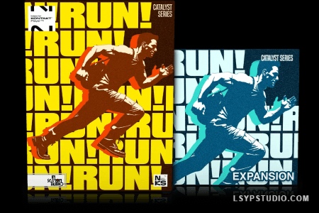追逐场景的打击乐 In Session Audio RUN! Incl. Expansion KONTAKT-乐声音频-资源网