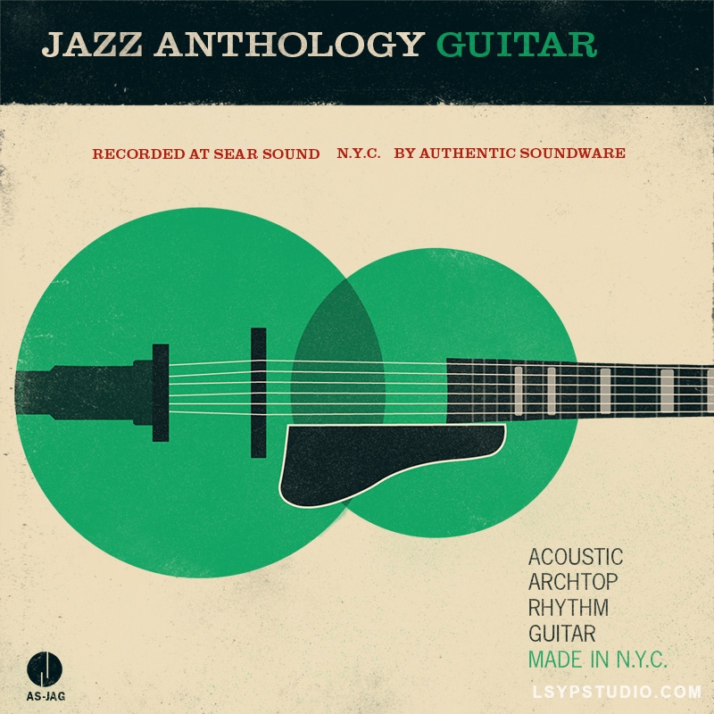 爵士吉他伴奏Authentic Soundware Jazz Anthology Guitar [KONTAKT]-乐声音频-资源网