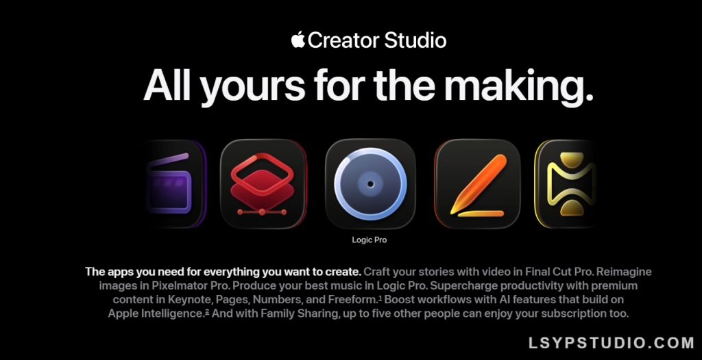 Final Cut Pro 制作视频Apple Creator Studio 2026.01 [MacOSX]-乐声音频-资源网