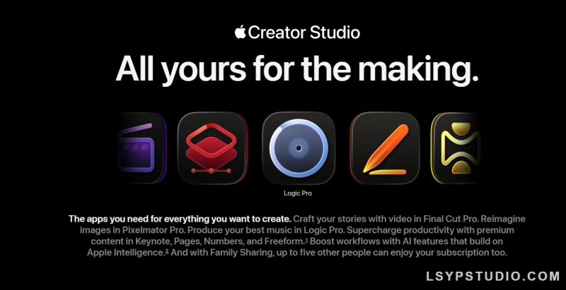 Final Cut Pro 制作视频Apple Creator Studio 2026.01 [MacOSX]-乐声音频-资源网