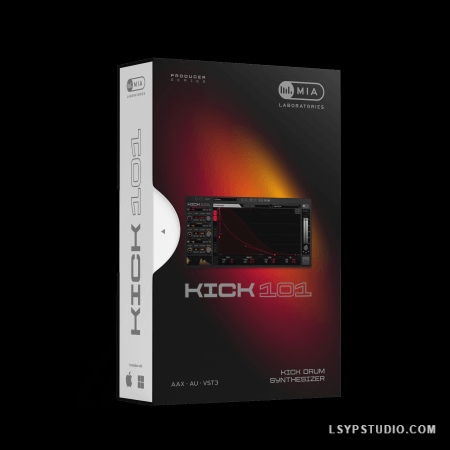 三复音底鼓合成器MIA Laboratories Kick 101 v1.0.0 [WiN]-乐声音频-资源网