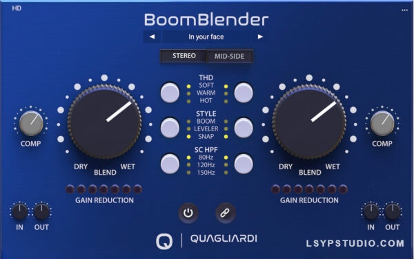 压缩器Quagliardi Pro Audio BoomBlender v1.0.1 [WiN]-乐声音频-资源网