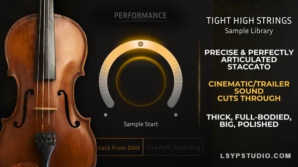 电影配乐 紧凑高音弦乐 原版Cinematic Composing Tight High Strings Original [KONTAKT]-乐声音频-资源网