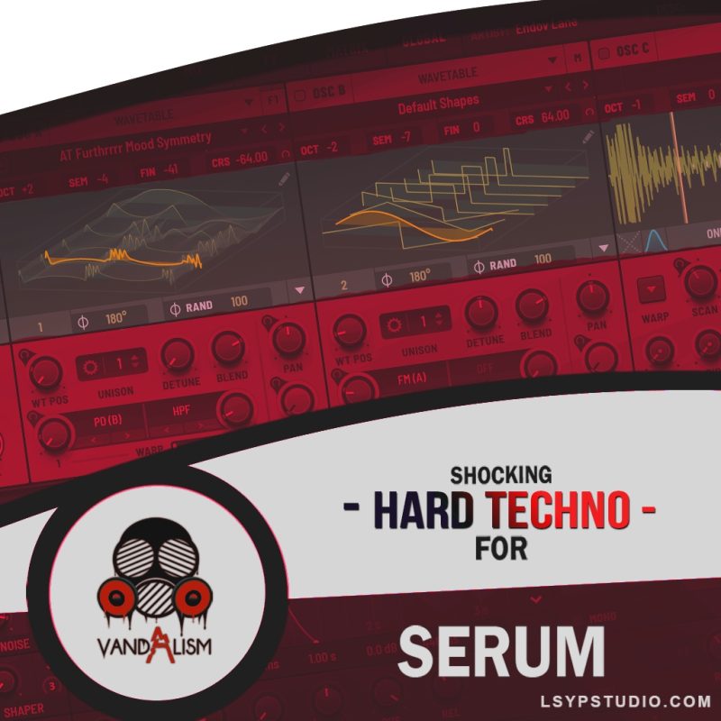 Vandalism Shocking Hard Techno For Serum [MiDi, Synth Presets]-乐声音频-资源网