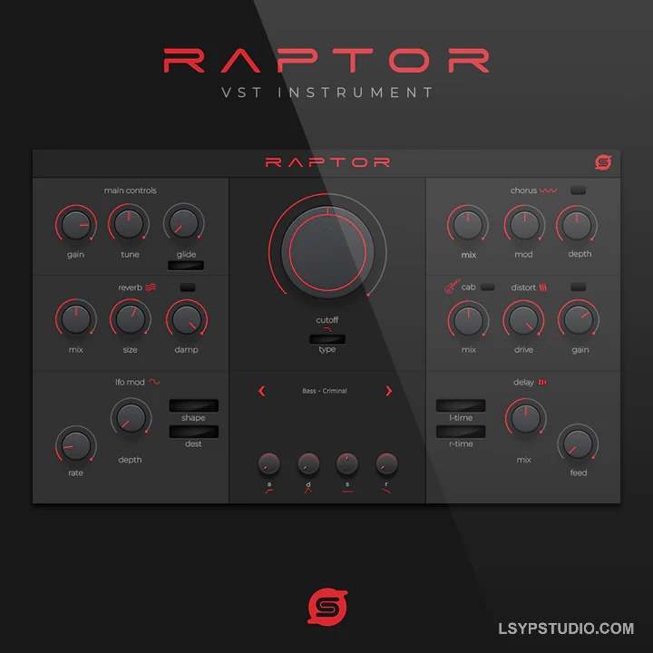 Studio Trap Raptor v1.0.1 RETAiL [MacOSX, WiN]-乐声音频-资源网