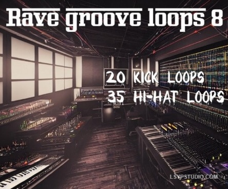 滚动底鼓循环Marexon Rave Groove Loops 8 (Sample Pack) [WAV]-乐声音频-资源网