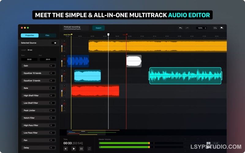 音频编辑器Bitnite Audio One Easy Music Editing v1.19.0 [MacOSX]-乐声音频-资源网