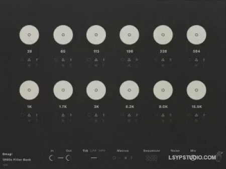 经典 1960 年代滤波器组Felt Instruments Smugi v1.5.0 [WiN, MacOSX]-乐声音频-资源网