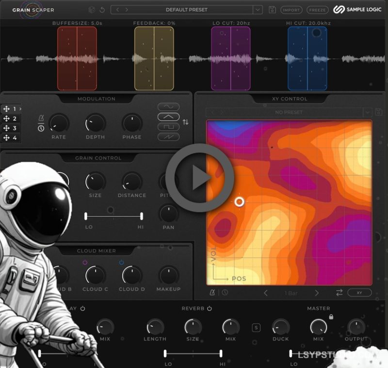 颗粒合成技术提升您的音质Sample Logic GrainScaper v1.0 [WiN, MacOSX]-乐声音频-资源网
