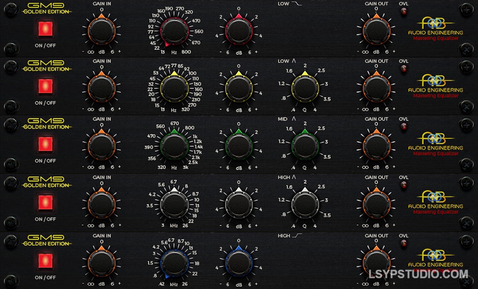 母带均衡器AlexB GM9 Mastering eQ GE [Nebula]-乐声音频-资源网