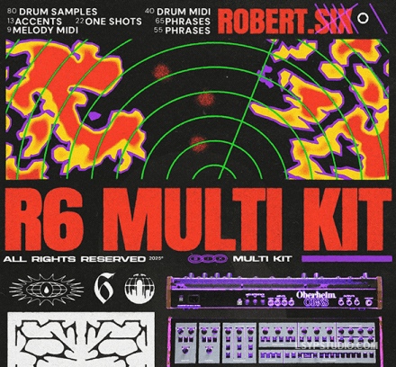 Robert6 R6 Multi Kit [WAV, MiDi, Synth Presets]-乐声音频-资源网