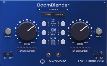 内置 Quaqliardi 压缩器Quagliardi Pro Audio BoomBlender Pro v1.0.2 [WiN]-乐声音频-资源网