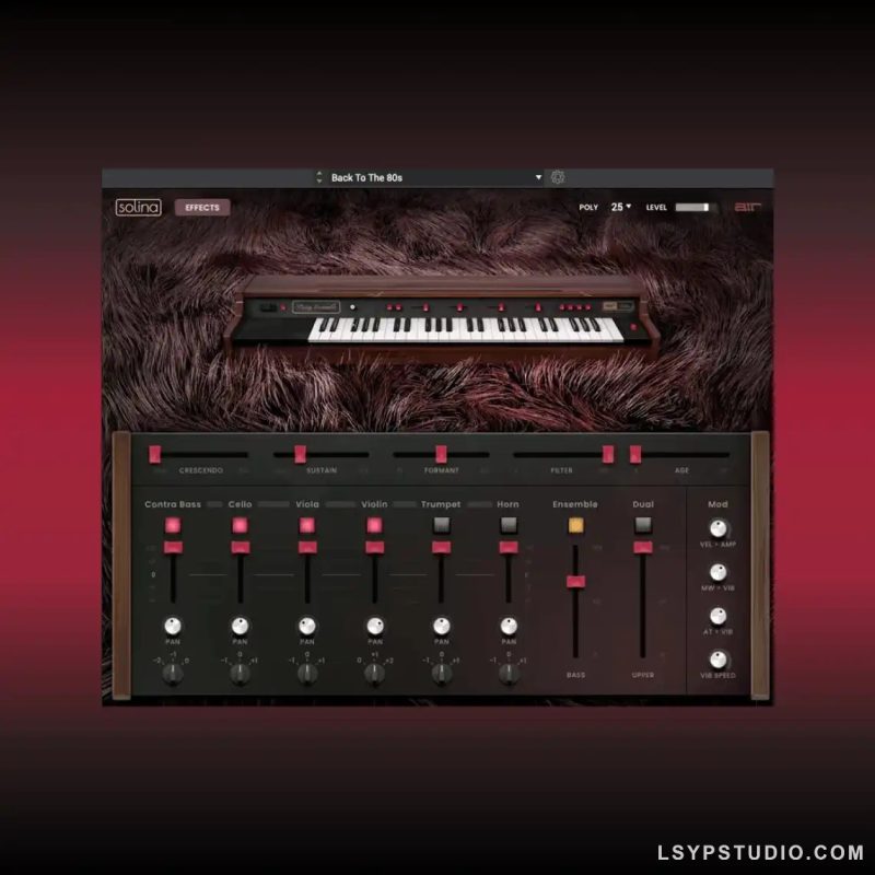 六音色复音键盘乐器AIR Music Technology Solina v1.2.1.14 [MacOSX]-乐声音频-资源网