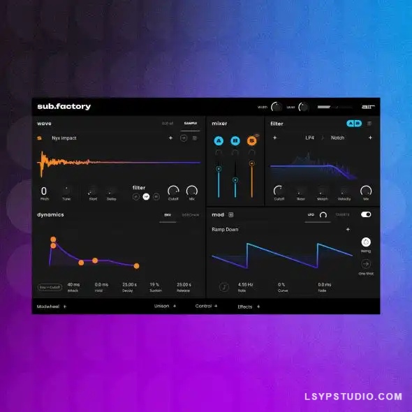 贝斯AIR Music Technology Sub Factory v1.2.1.11 [MacOSX]-乐声音频-资源网