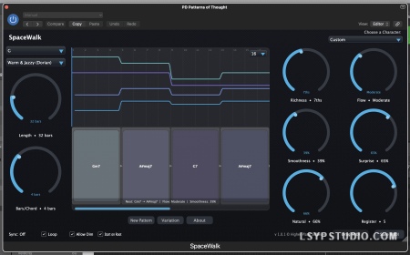 环境和弦进行生成器Higher Plane SpaceWalk (Ambient Chord Progression Generator) v1.1.4 [WiN]-乐声音频-资源网