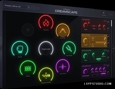 无限效果引擎Cymatics DREAMSCAPE Modular FX Engine v1.0.1 / v1.0.0 [WiN, MacOSX]-乐声音频-资源网