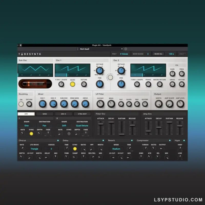 新一代复音合成器AIR Music Technology TubeSynth v1.2.1.14 [MacOSX]-乐声音频-资源网