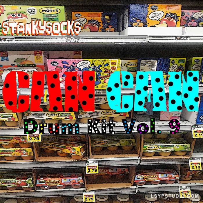 Stankysocks Can Can Drum Kit Vol.9 [WAV]-乐声音频-资源网
