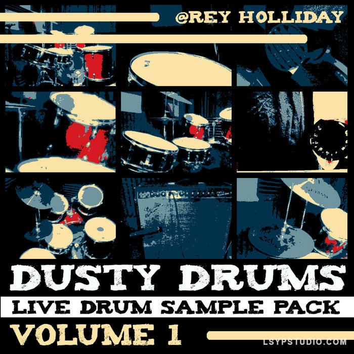Rey Holliday Dusty Drums Live Sample Pack Vol.1 [WAV]-乐声音频-资源网