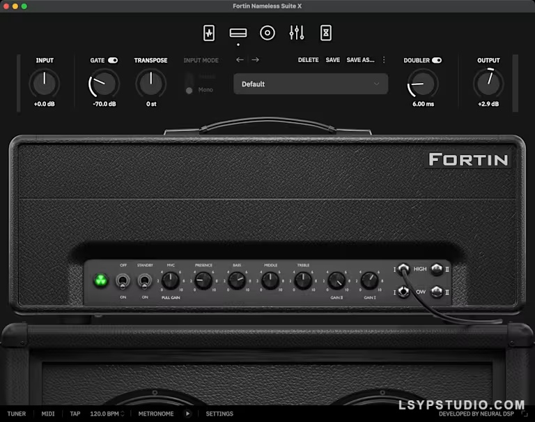 传奇放大器Neural DSP Fortin Nameless Suite X v1.0.1 [U2B] [MacOSX]-乐声音频-资源网