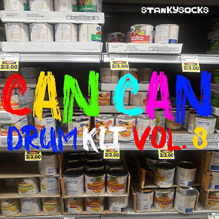 Stankysocks Can Can Drum Kit Vol.8 [WAV]-乐声音频-资源网