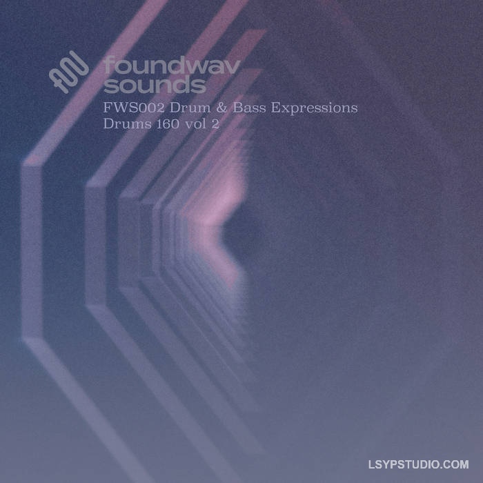 foundwav sounds FWS002 Drum and Bass Expressions Drums 160 Vol 2 [WAV]-乐声音频-资源网