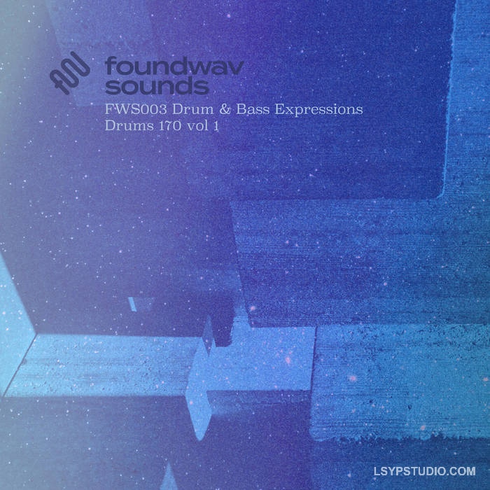 foundwav sounds FWS003 Drum and Bass Expressions Drums 170 Vol 1 [WAV]-乐声音频-资源网