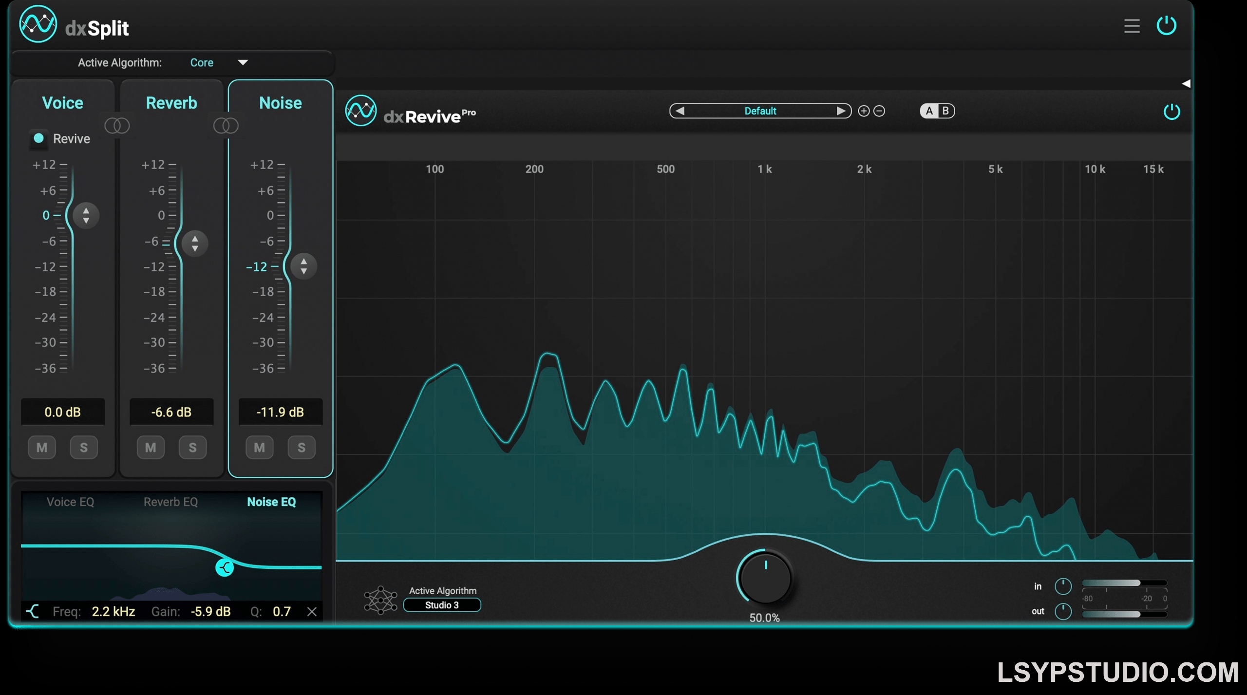 完美平衡人声、混响和噪音Accentize dxSplit v1.0.1 U2B [MacOSX]-乐声音频-资源网