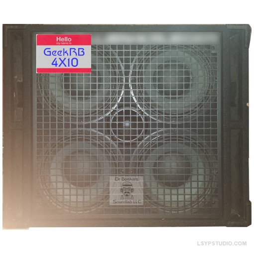 Dr Bonkers Bass Cab Classics Volume 7: GeekRB 4X10 Bass Cabinet IR Collection WAV IRs-乐声音频-资源网