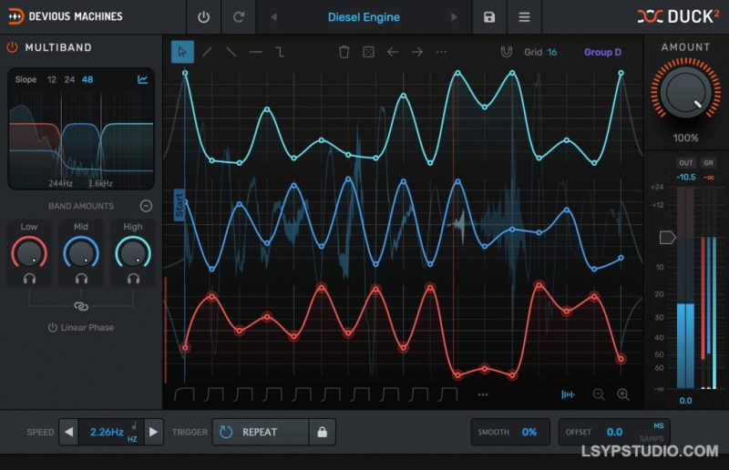 侧链和音量塑形领域的新标杆Devious Machines Duck 2 v2.0.27 [WiN]-乐声音频-资源网
