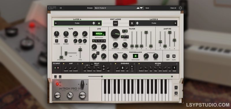 基于磁带的键盘乐器GForce M-Tron Pro IV v1.0.2 [WiN]-乐声音频-资源网