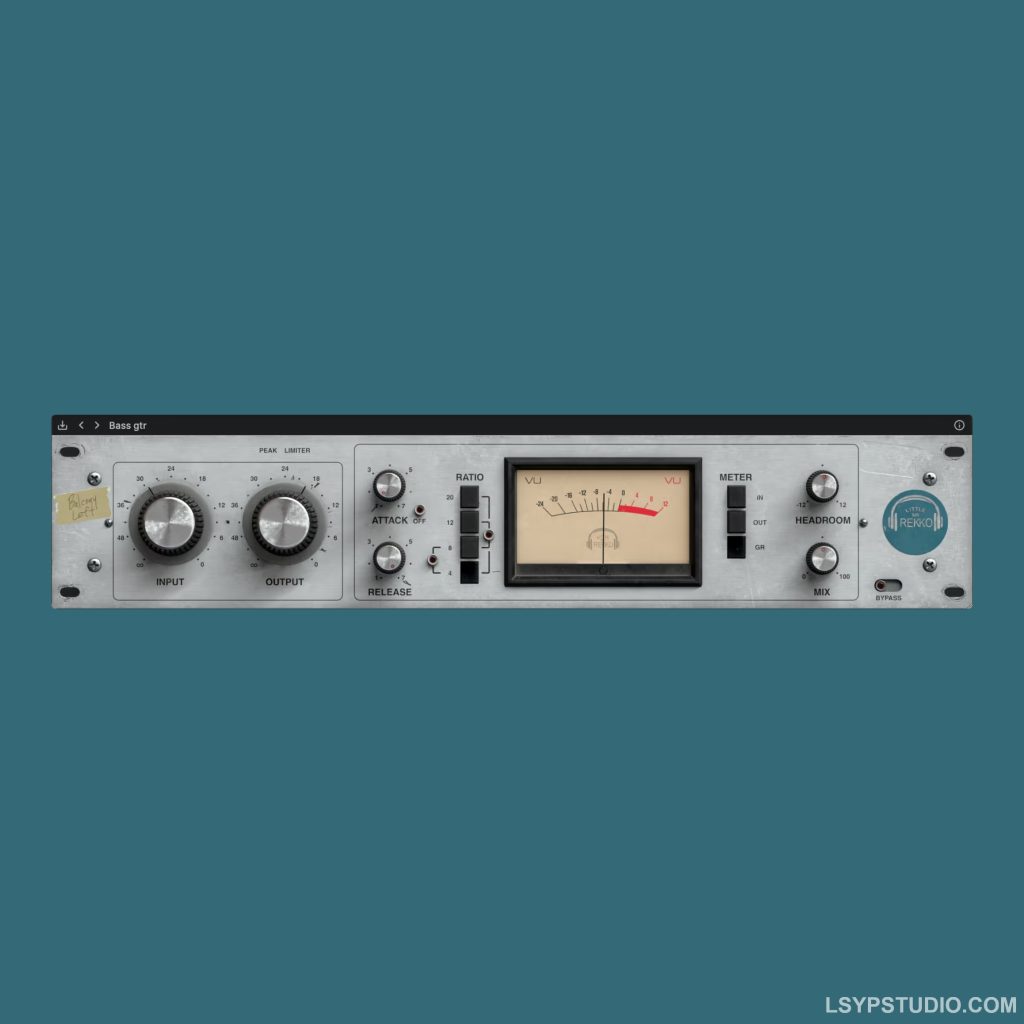 图片[1]-复古 FET 压缩器Little Sir Rekko Balcony Left v1.0.2 [WiN]-乐声音频-资源网