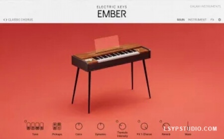 电音键盘Native Instruments Electric Keys Ember v1.0.0 [KONTAKT]-乐声音频-资源网