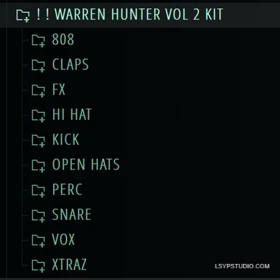 Warren Hunter Drum Kit Vol.2 [WAV]-乐声音频-资源网